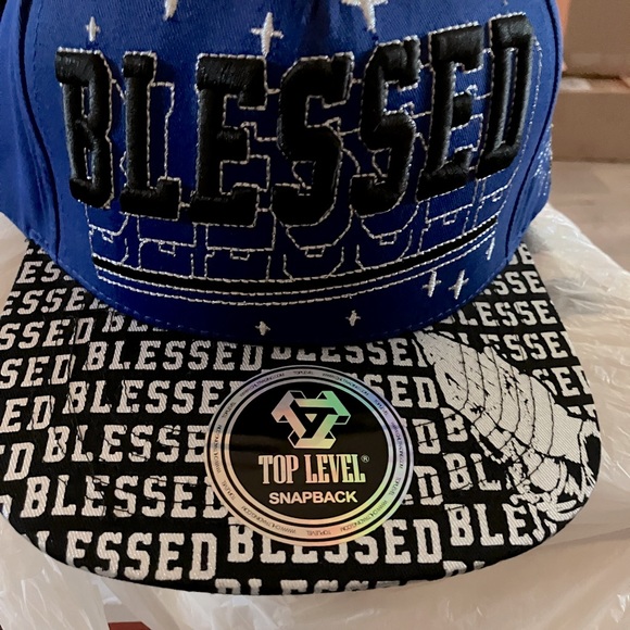 Top Level Men’s Top Level Blessed Snapback Hat - Picture 1 of 13